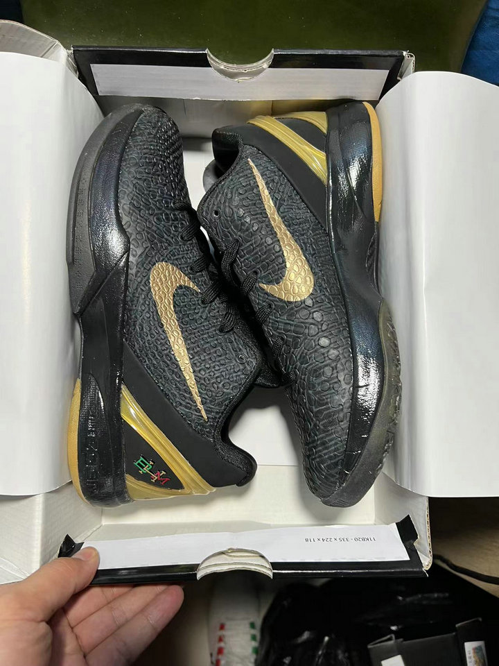 Nike Zoom Kobe 6 BHM VI Noir History Month 429659-011